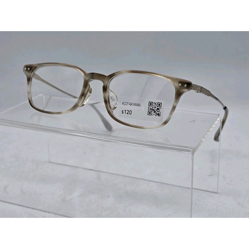Jins Light Tortoise Eyeglass Frames 51 - 19-144 - 34.5 ACCF14A149A84 SITS ASKEW